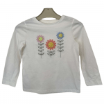 Sunflower floral long sleeved top