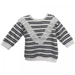 Sweatshirt with Frill Details